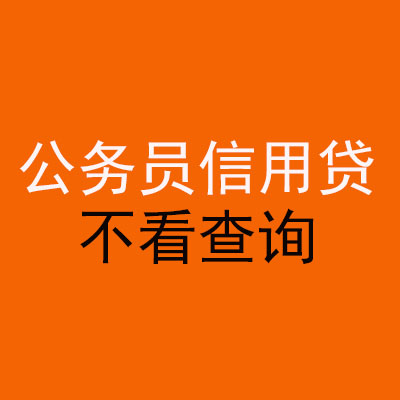 雨山公务员信用贷款