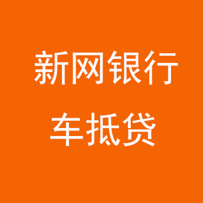 雨山新网银行车抵贷